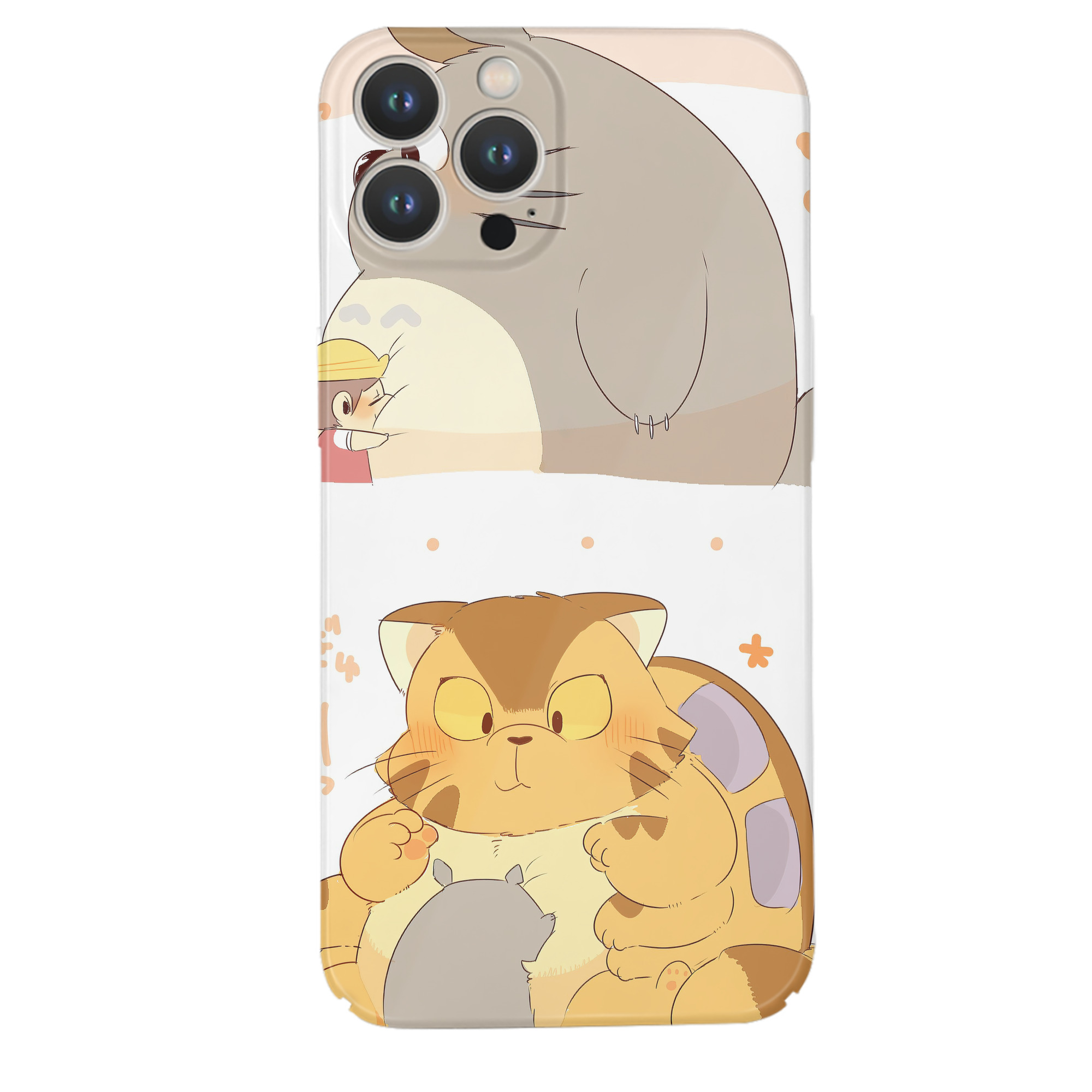 （画像用） となりのトトロ 草壁メイ 草壁サツキ My Neighbor Totoro Satsuki Kusakabe Mei Kusakabe 【iPhone 14シリーズ対応】ハードケース